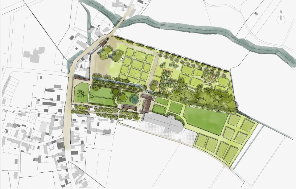 Abbaye de Pontigny - Plan